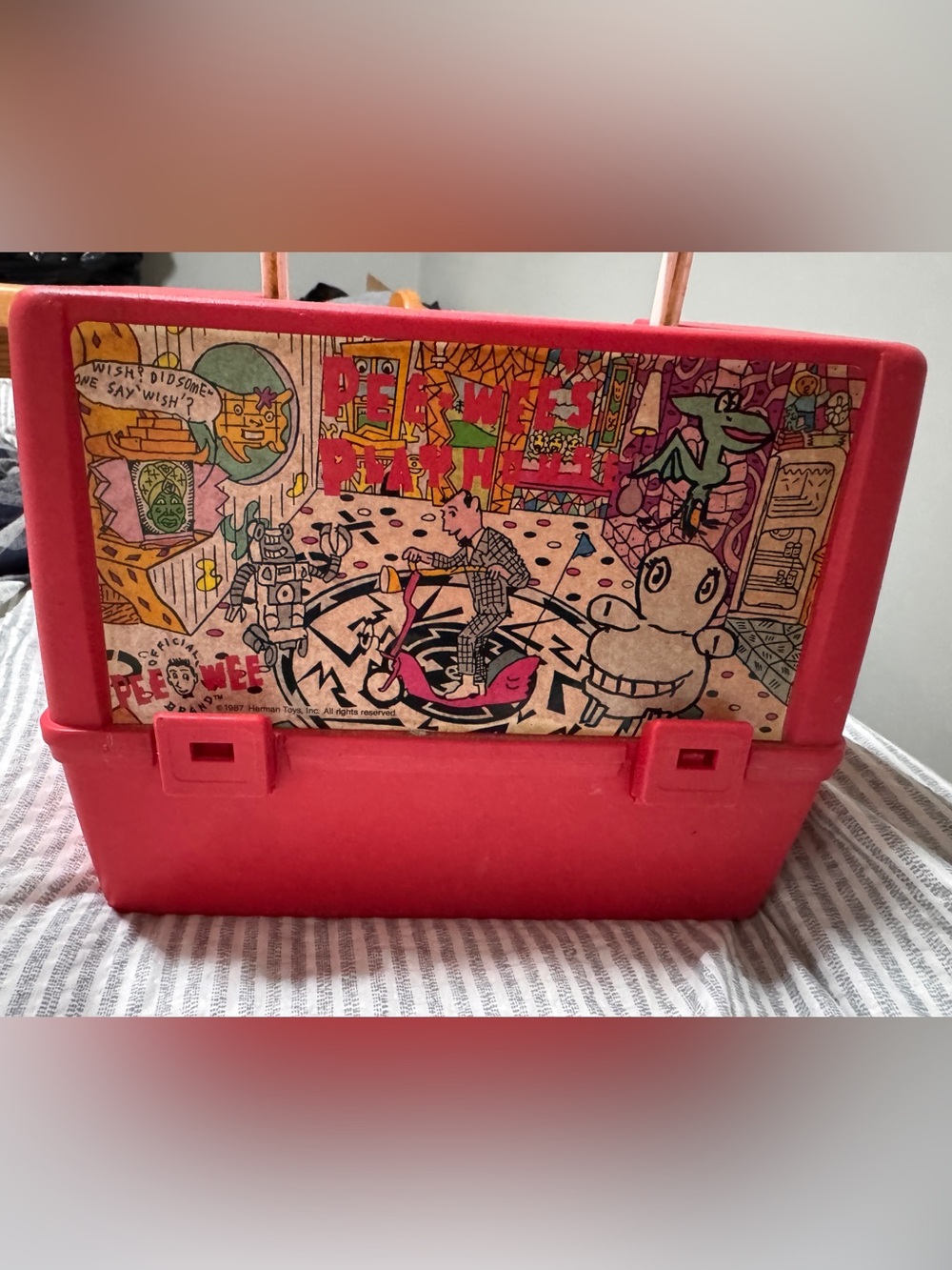 1987 Vintage Rare Peewees Playhouse Lunch box by Thermos
